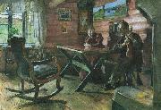 Harriet Backer Kolbotnstua oil on canvas